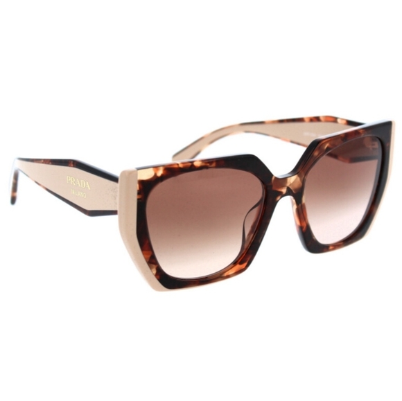 NEW PRADA PR15WS 01R0A6 CAT EYE SUNGLASSES SPR 15W PRADA SUNGLASSES PR 15WS - Picture 1 of 5